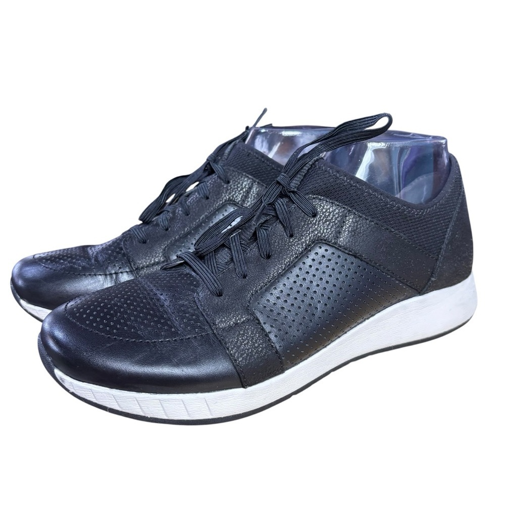 Dansko Cozette Black Leather Sneakers – Women’s Sz EU 39 (US 8.5–9)